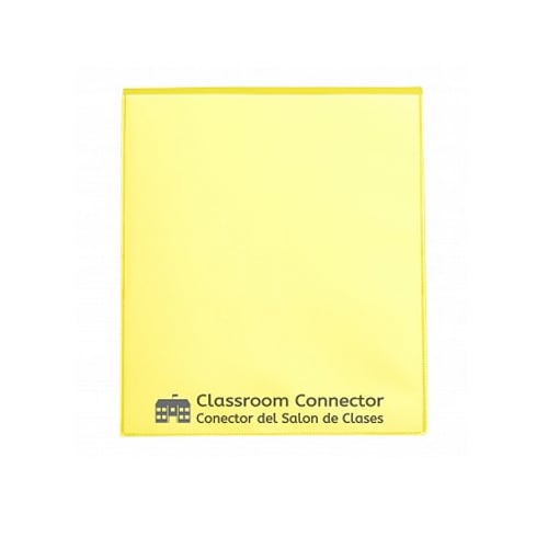 C-Line Yellow Classroom Connector School-To-Home Two-Pocket Folder 25pk - CLI-32006