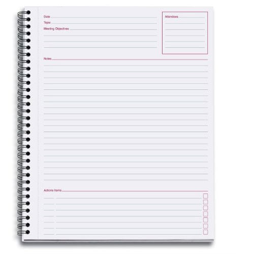 Cambridge Limited 8-7/8" x 11" Perforated Meeting Notebook (06132) - 1/PK