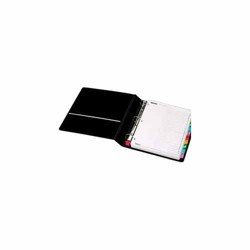Cardinal 1 1/2" Black EasyOpen 500 Capacity Card File Binder 12pk - CRD-65325