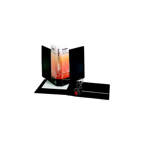 Cardinal 1.5" Black EasyOpen SpineVue Locking Slant-D Binder - 12pk