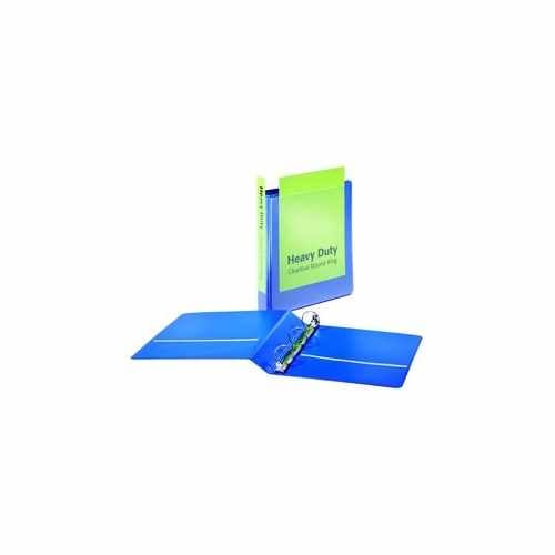 Cardinal 1.5" Blue HeavyDuty ClearVue Round Ring Binder - 12pk