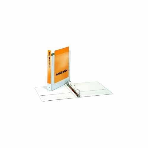 Cardinal 1.5" White Antimicrobial ClearVue Locking Ring Binder 12pk - CRD-32215