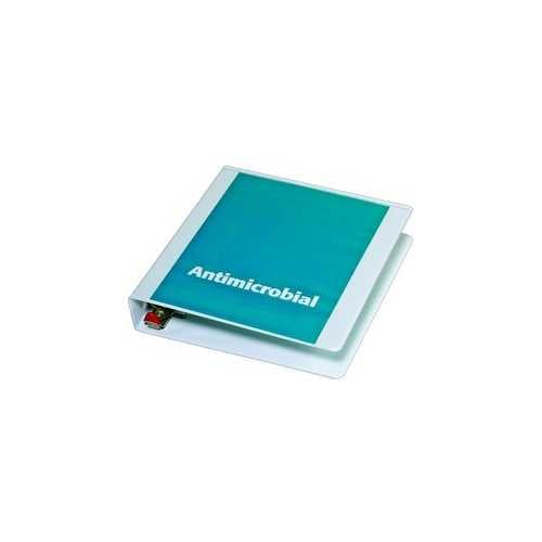 Cardinal 1.5" White Antimicrobial ClearVue Slant-D Ring Binder 12pk - CRD-32115