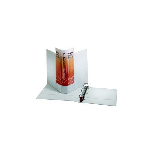 Cardinal 1.5" White EasyOpen SpineVue Locking Slant-D Binder - 12pk