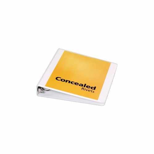 Cardinal 1.5" White ProVue Concealed Rivet Round Ring Binder 12pk - CRD-31310