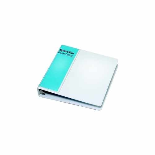 Cardinal 1.5" White SpineVue Locking Round Ring Binder 12pk - CRD-16703V3