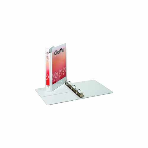 Cardinal 1" ClearVue 8.5 x 5.5 Mini Round Ring Binder - 12pk