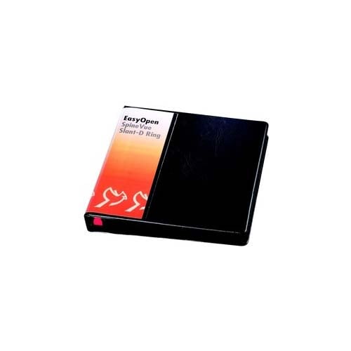 Cardinal 1" Black EasyOpen SpineVue Locking Slant-D Ring Binder - 12pk