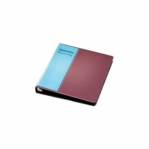 Cardinal 1" Maroon SpineVue Locking Round Ring Binder 12pk - CRD-16358V3
