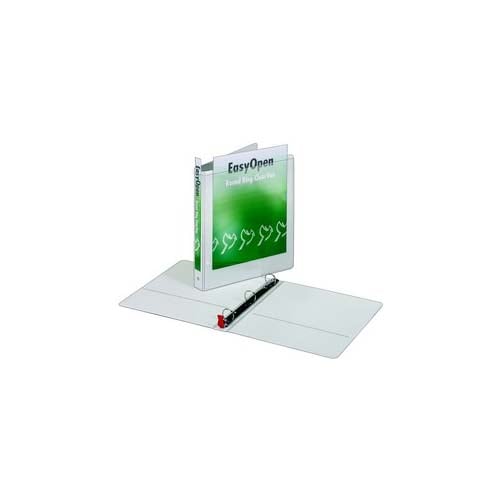 Cardinal 1" White EasyOpen ClearVue Locking Round Ring Binder 12pk - CRD-11100