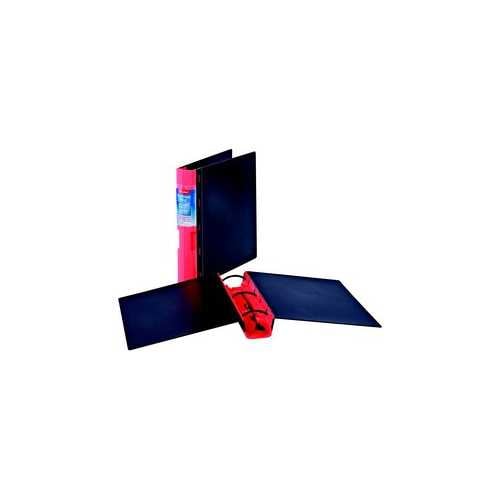Cardinal 2" Black Cover with Red Spine EcoSmart Ring Binder - 12pk