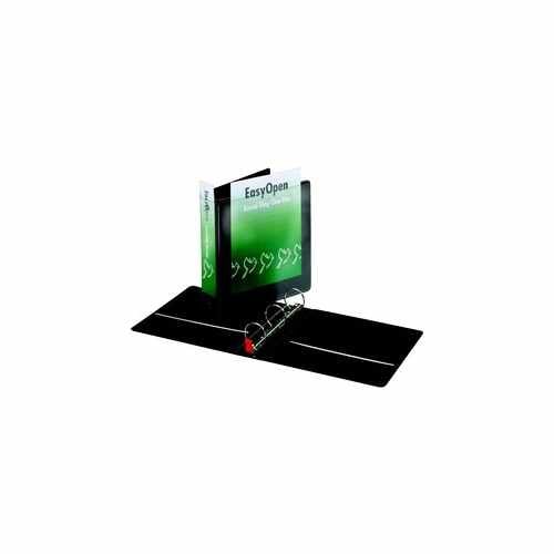 Cardinal 2" Black EasyOpen ClearVue Locking Round Ring Binder 12pk - CRD-11121