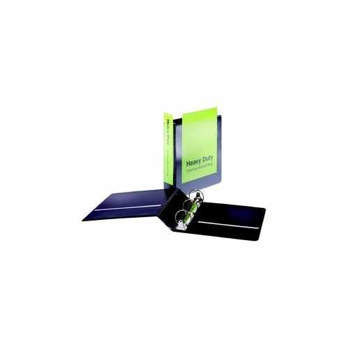 Cardinal 2" Black HeavyDuty ClearVue Round Ring Binder - 12pk