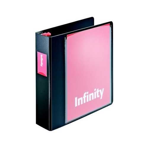 Cardinal 2" Black Infinity ClearVue Locking Slant-D Ring Binder - 12pk