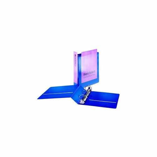 Cardinal 2" Blue BasicSelect ClearVue Round Ring Binder - 6pk