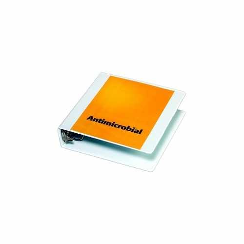Cardinal 2" White Antimicrobial ClearVue Locking Ring Binder 12pk - CRD-32220