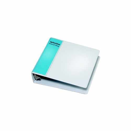Cardinal 2" White SpineVue Locking Round Ring Binder 12pk - CRD-16803V3