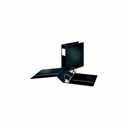Cardinal 3" Black BasicSelect Round Ring Binder w/Label Holder 12pk - CRD-72746