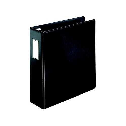 Cardinal 3" Black EasyOpen Ring Binder w/Label Holder - 6pk