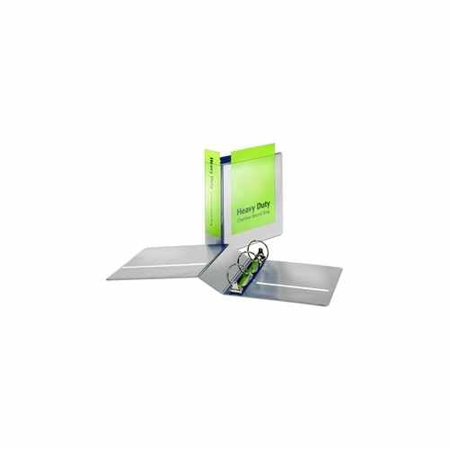 Cardinal 3" Gray HeavyDuty ClearVue Round Ring Binder - 4pk