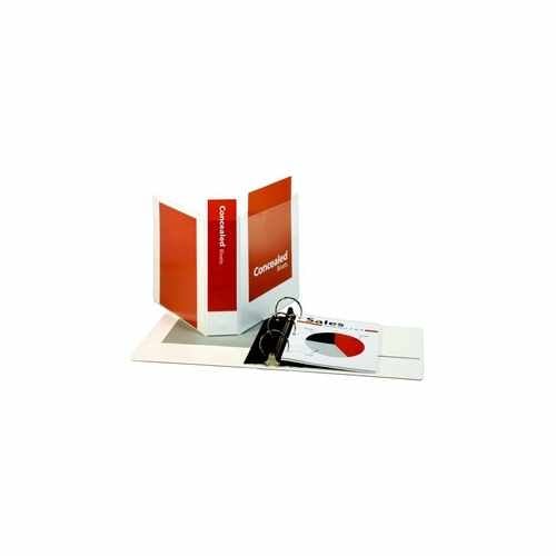 Cardinal 3" White ProVue Concealed Rivet Round Ring Binder 12pk - CRD-31330