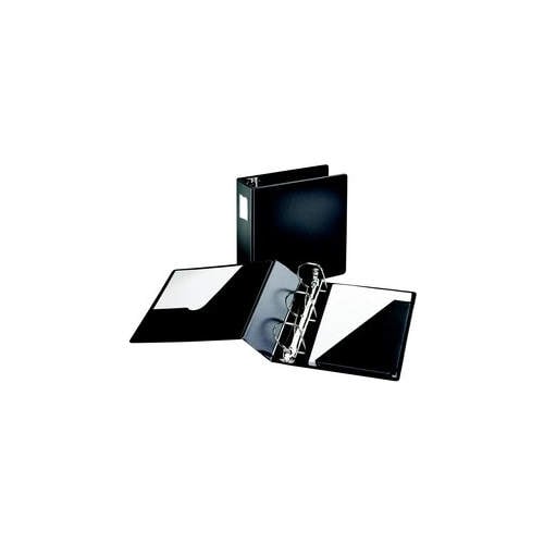 Cardinal 4" Black SuperStrength Ring Binder w/Label Holder 6pk - CRD-11822V3