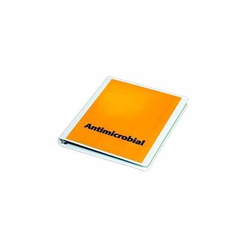 Cardinal 5/8" White Antimicrobial ClearVue Locking Ring Binder 12pk - CRD-32250