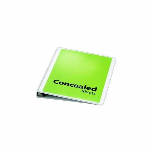 Cardinal 5/8" White ProVue Concealed Rivet Round Ring Binder - 12pk