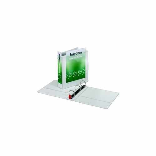 Cardinal EasyOpen ClearVue 2" White Round Ring Binder 12pk - CRD-11120