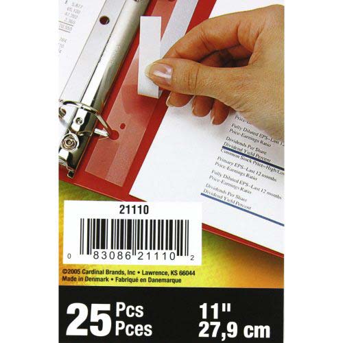 Cardinal HoldIt Binder Insert Strips 250pk - CRD-21110