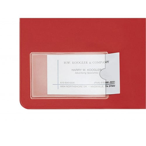 Cardinal HOLDit! Side Open Business Card Pocket (120 Packs, 10/Pack) - CRD-21510