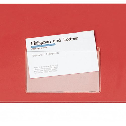 Cardinal HOLDit! Top Open Business Card Pocket (120 Packs, 10/Pack) - CRD-21500CB