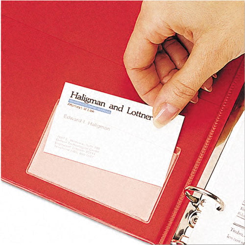 Cardinal HOLDit! Business Card Pocket - 10pk
