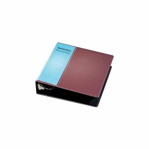 Cardinal Maroon SpineVue Locking Round Ring Binder - 12pk