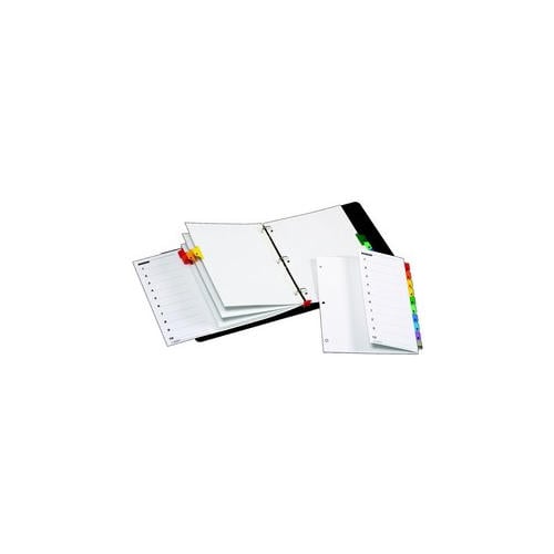 Cardinal Multi-Color Fold-Out Table of Contents/10 Tab Divider - 24pk