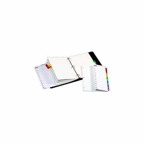 Cardinal Multi-Color Fold-Out Table of Contents/12 Tab Divider - 24pk