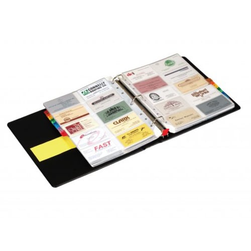 Cardinal Poly Business Card Refill Pages 240pk - CRD-7860 000