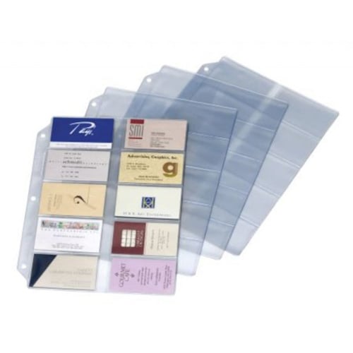 Cardinal Vinyl Business Card Refill Pages (Pack of 35) - CRD-7856 000