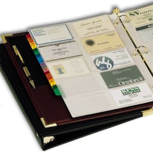 Cardinal Vinyl Business Card Refill Pages (Pack of 35) - CRD-7856 000