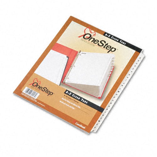 Cardinal White Printable Table of Contents/A-Z Tab Divider (72 Sets) - CRD-60213