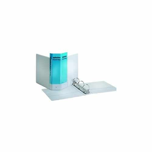 Cardinal White SpineVue Locking Round Ring Binder - 12pk