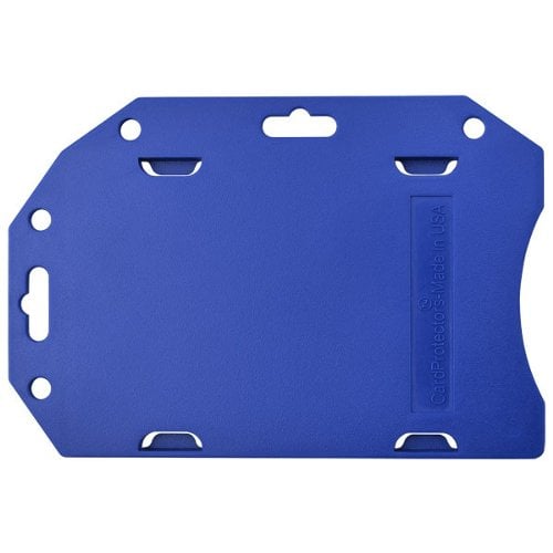 CardProtectors 3.38" x 2.13" Open-Face Rigid Shielded Vinyl 1-Card Holders - 50pk