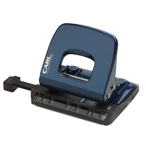 Carl Blue Alysis 2 Hole Paper Punch - 18 Sheets
