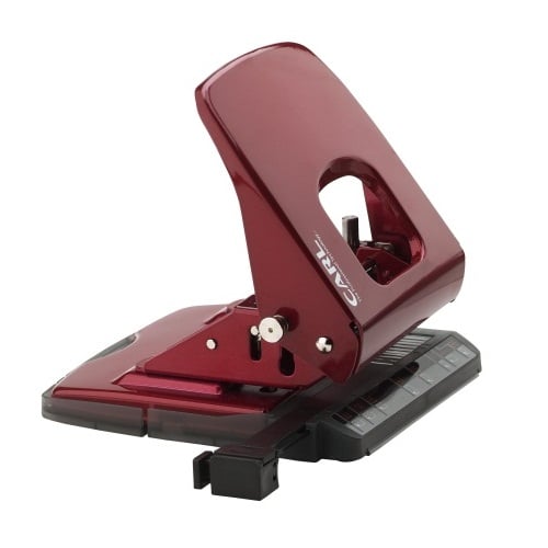 Carl Red Alysis 2 Hole Paper Punch - 30 Sheets