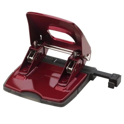 Carl Red Alysis 2 Hole Paper Punch - 30 Sheets