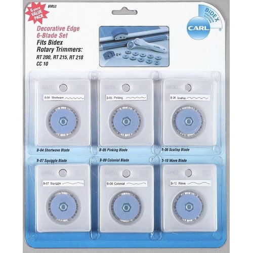 Carl Replacement Designer Blade Set - 6 Pack (Discontinued)