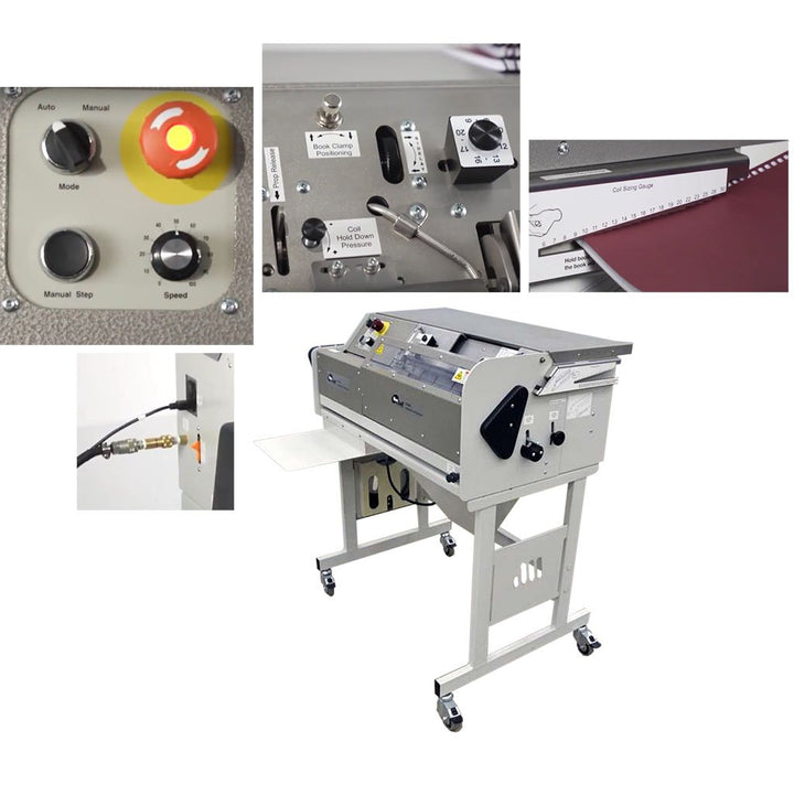 James Burn CB30QS Automatic Coil Inserter and Accessories