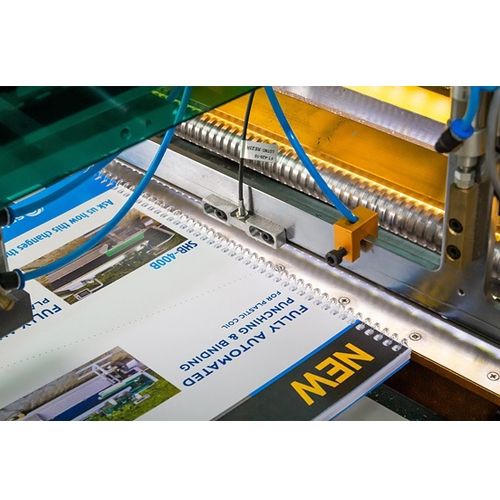 James Burn CB40PB Automatic Plastic Coil Punch and Bind Machine
