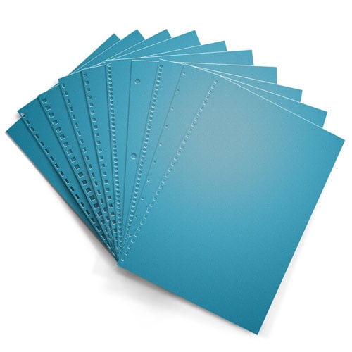 Celestial Blue Astrobrights 24lb Punched Binding Paper - 500 Sheets