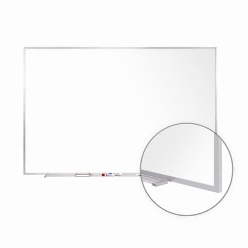 Ghent 24" x 36" Magnetic Porcelain Whiteboard with Aluminum Frame